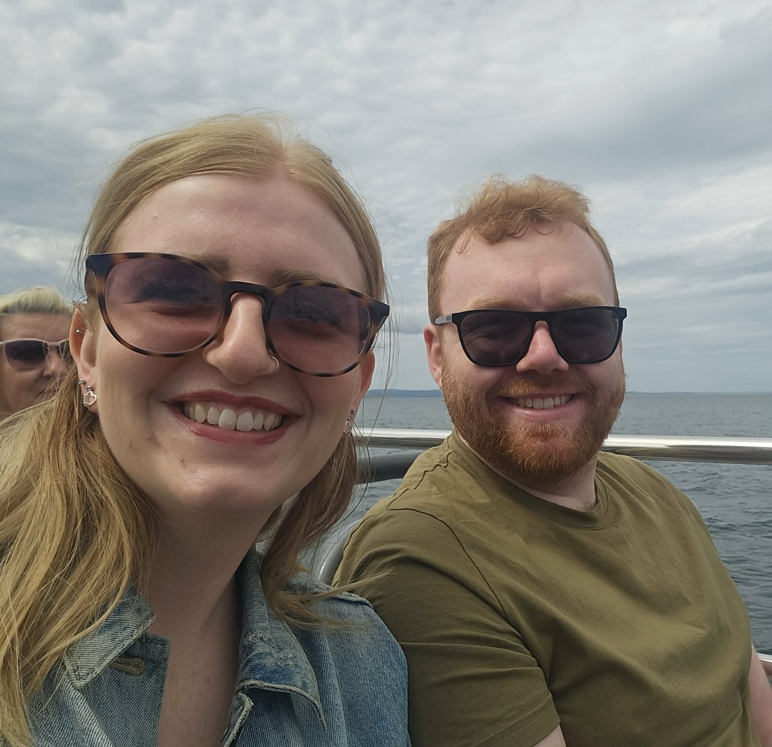 Me & V at Seahouses